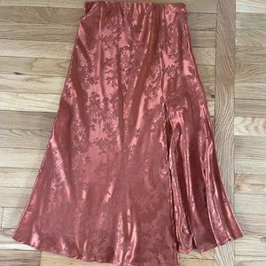 Princess Polly silk Maxi skirt